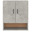 vidaXL Wall Cabinet Concrete Grey 60x31x70 cm Engineered Wood