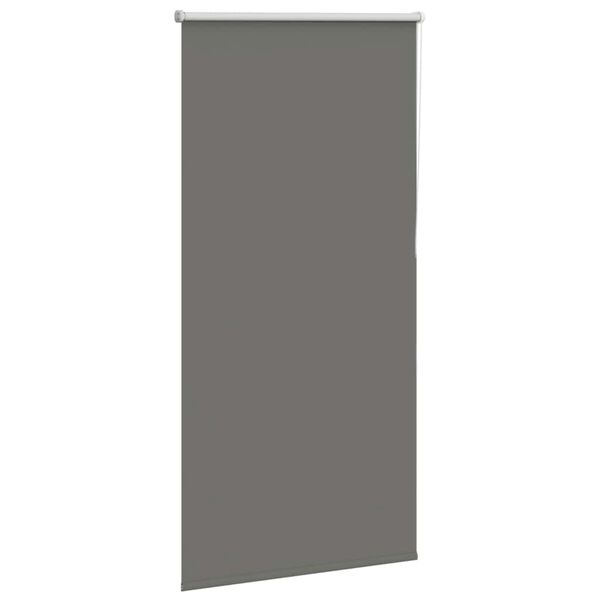 vidaXL Roller Blind Blackout Grey 80x175 cm Fabric Width 75.7 cm Polyester