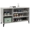 vidaXL Shoe Cabinet Concrete Grey 102x36x60 cm Engineered Wood