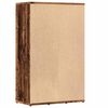 vidaXL Book Cabinet Old Wood 50x25x80 cm Engineered Wood
