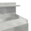 vidaXL Bedside Cabinets 2 pcs with 2 Drawers Concrete Grey 40x36.5x62 cm