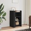 vidaXL Sideboard Black 45x35x75 cm Engineered Wood