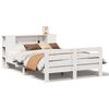vidaXL Bed Frame without Mattress White 140x200 cm Solid Wood Pine