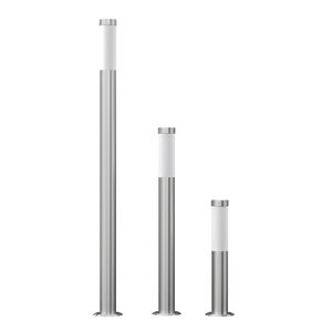 vidaXL Garden Lamp Set 3-piece Waterproof Stainless Steel