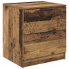vidaXL Bedside Cabinet 2 pcs Old Wood 45 x 39 x 50cm Engineered Wood