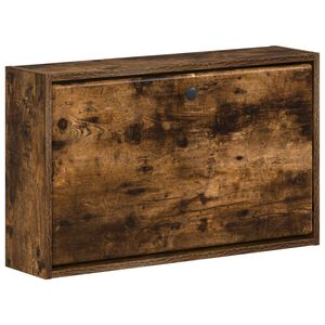 vidaXL Wall-Mounted Shoe Cabinet BREDA 71 x 17 x 43 cm Engineered Wood
