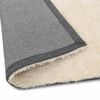 vidaXL Shaggy Area Rug Cream 120 x 160 cm Polyethylene