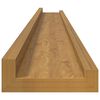 vidaXL Wall Shelf 2 pcs Beige 100 x 9 x 3 cm Engineered Wood