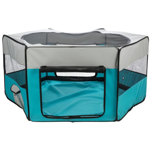 TRIXIE Run for Small Animals 150x65 cm Turquoise and Light Grey