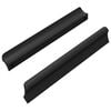 vidaXL Handle 2 pcs Black 106 x 7.4 x 15.5 mm Aluminium