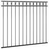 vidaXL Fence Panel Assen Steel 1.7x1.5 m Black