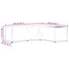vidaXL L-Shaped Garden Furniture Covers 2 pcs 16 Eyelets 260x210x80 cm