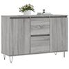 vidaXL Sideboard Grey Sonoma 101.5x35x70 cm Engineered Wood