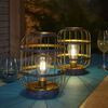 Luxform Solar LED Garden Table Light Cambridge Grey and Gold