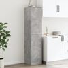 vidaXL Apothecary Cabinet Concrete Grey 40x41x174.5 cm Engineered Wood