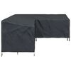 vidaXL Furniture Cover Black 250 x 180 x 80 cm 600D Oxford Fbric