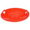 vidaXL Round Sledge Red 66.5 cm PP