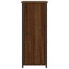 vidaXL Bedside Cabinets 2 pcs Brown Oak 32x42x80 cm Engineered Wood