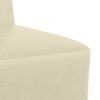 vidaXL Modular Sofa Unit Armless 3 pcs Cream 55 x 74 x 82 cm