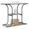 vidaXL Console Table Grey Sonoma 101 x 35 x 80.5 cm Engineered Wood
