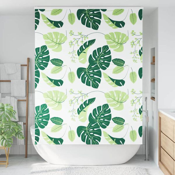 vidaXL Shower Roller Blind with Cassette 150x240 cm Fabric Width 146 cm
