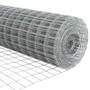 vidaXL Fence with Post Silver 1 x 10 m Steel