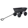 vidaXL Garden Tipping Hand Cart 300 kg 75L Black