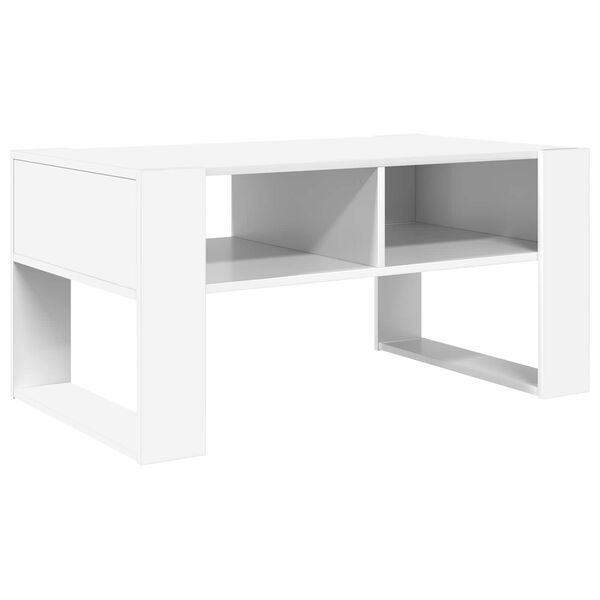 vidaXL Coffee Table with Storage White 92 x 53 x 45 cm Engineered Wood