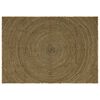 vidaXL Rug Natural and Black 240 x 340 cm Jute