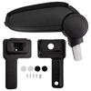 vidaXL Car Armrest for VW GOLF MK4 (1999-2004) Black 14.5x32x(27-46) cm ABS