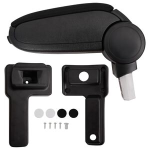 vidaXL Car Armrest for VW GOLF MK4 (1999-2004) Black 14.5x32x(27-46) cm ABS