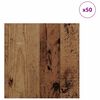 vidaXL Decor Panels 50 pcs Old Wood 30 x 30 x 0.27 cm Engineered Wood