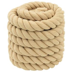 vidaXL Boat Rope 5 mm 25 m Natural