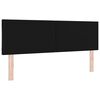 vidaXL Headboard Height Adjustable with Headboard Black 160 cm Velvet