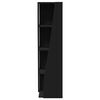 vidaXL Corner Cabinet Black 27.5x27x102cm Engineered Wood