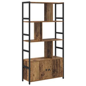 vidaXL Bookshelf Old wood 80 x 30 x 155.5 cm Engineered Wood