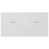 vidaXL Sink Cabinet White 90x38.5x46 cm Engineered Wood