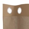 vidaXL Voile Curtains with Grommets 2 pcs Light Brown