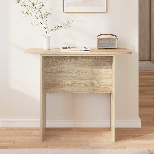 vidaXL Console Table Sonoma Oak 93 x 40 x 75 cm Engineered Wood