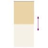 vidaXL Roller blind blackout 124.4x230 cm Fabric Width 120 cm beige