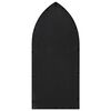 vidaXL Garden Mirror Black 100x45 cm Iron for Outdoor Use