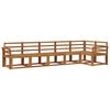 vidaXL Outdoor Sofa Set 6 pcs Natural Solid Acacia Wood