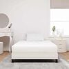 vidaXL Bed Mattress with Mattress Cream 120 x 200 cm Fabric