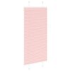 vidaXL Pleated Blind Pink 55x150 cm Fabric Width 54.4 cm Polyester