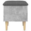 vidaXL Storage Bench Concrete Grey 42x42x46 cm Engineered Wood