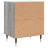 vidaXL Bedside Cabinet Grey Sonoma 40x30x50 cm Engineered Wood