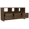 vidaXL TV Cabinet Brown Oak 102x37.5x52.5 cm Engineered Wood