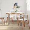vidaXL Dining Table 110x50x76 cm Solid Wood Acacia