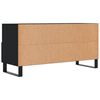 vidaXL TV Cabinet Black 102x36x50 cm Engineered Wood