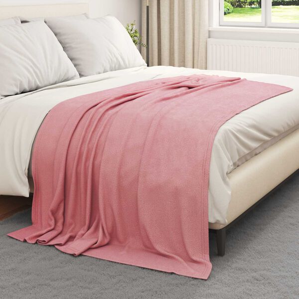 vidaXL Throw Blankets 6 pcs Pink 200 x 150 cm Fleece